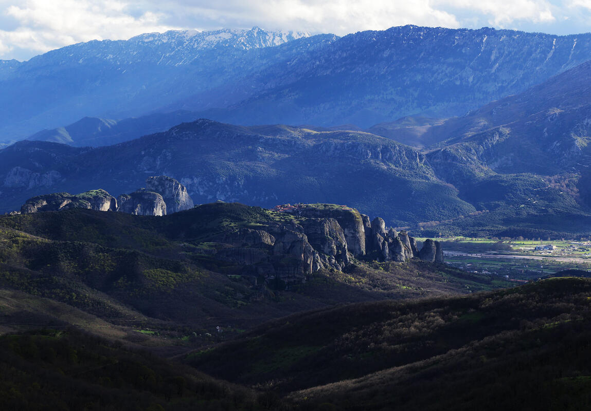 Meteora from above