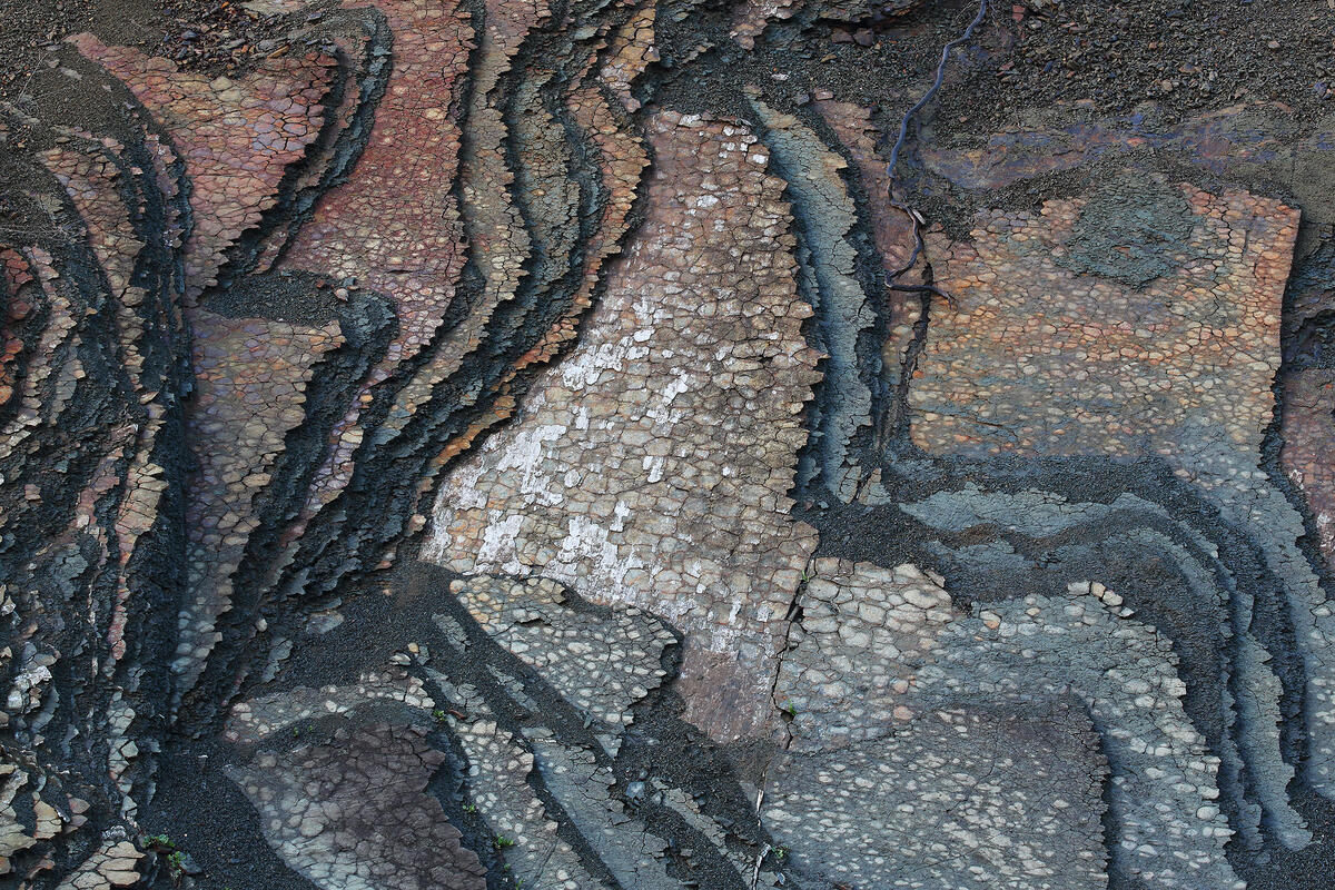 land patterns from erosion