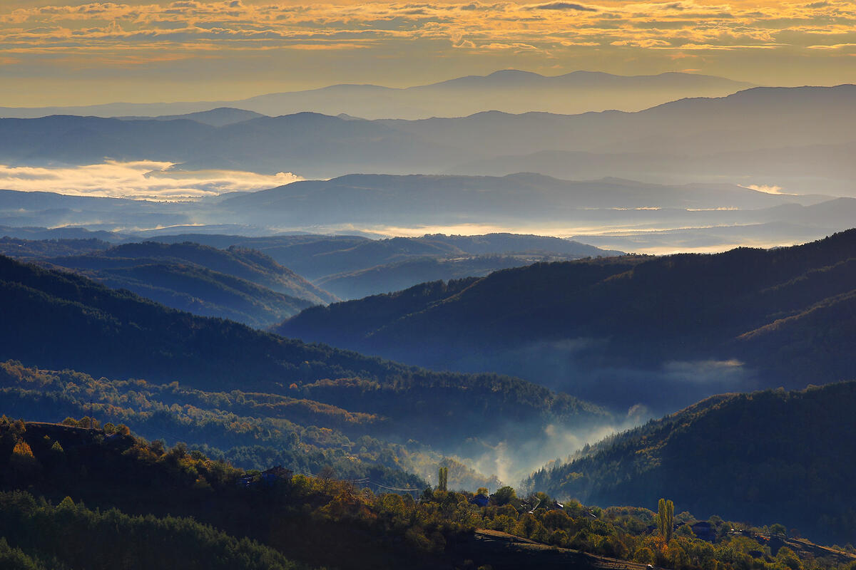 Bulgaria in autumn colors 